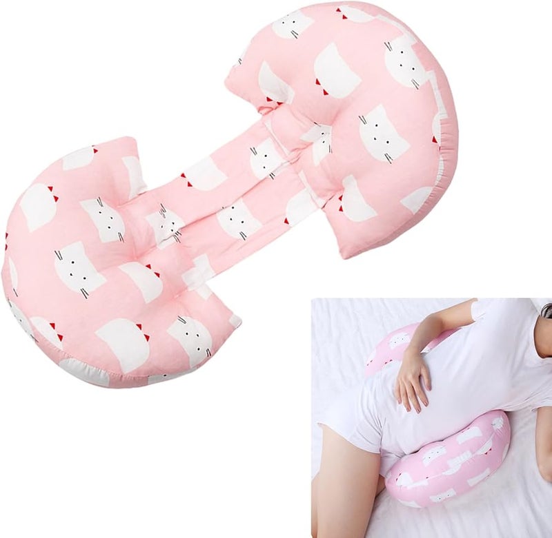 Little Whale Side Sleeper Pillow with Pressure Relief Memory Foam - Image 2